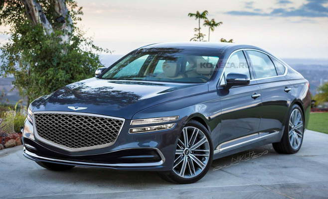 올해 출시하는 g80 예상 디자인