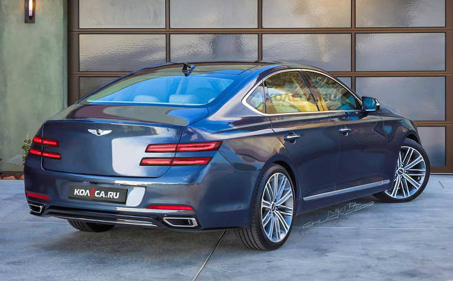 올해 출시하는 g80 예상 디자인