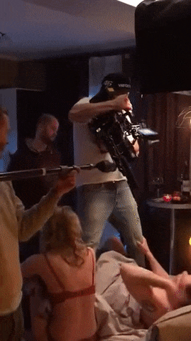 베드신 촬영 모습