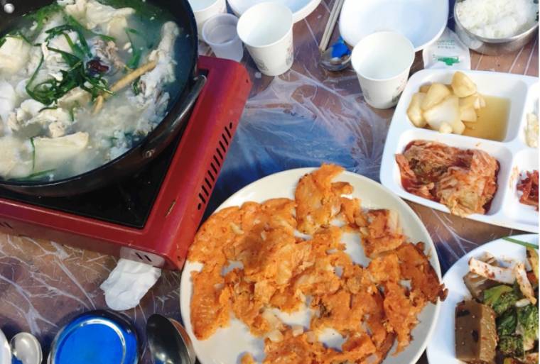 계곡 10만원 점심 메뉴