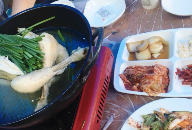 계곡 10만원 점심 메뉴