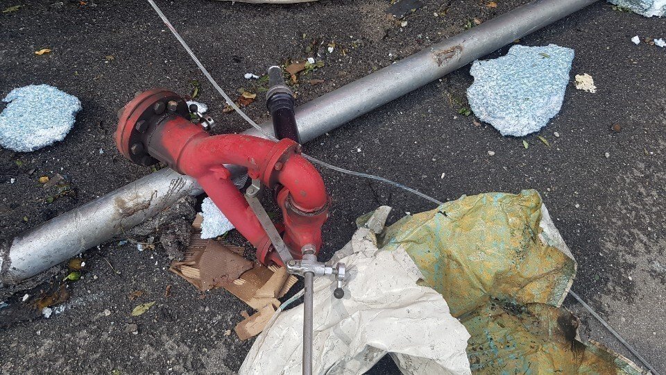 안성 화재현장 출동했던 소방차