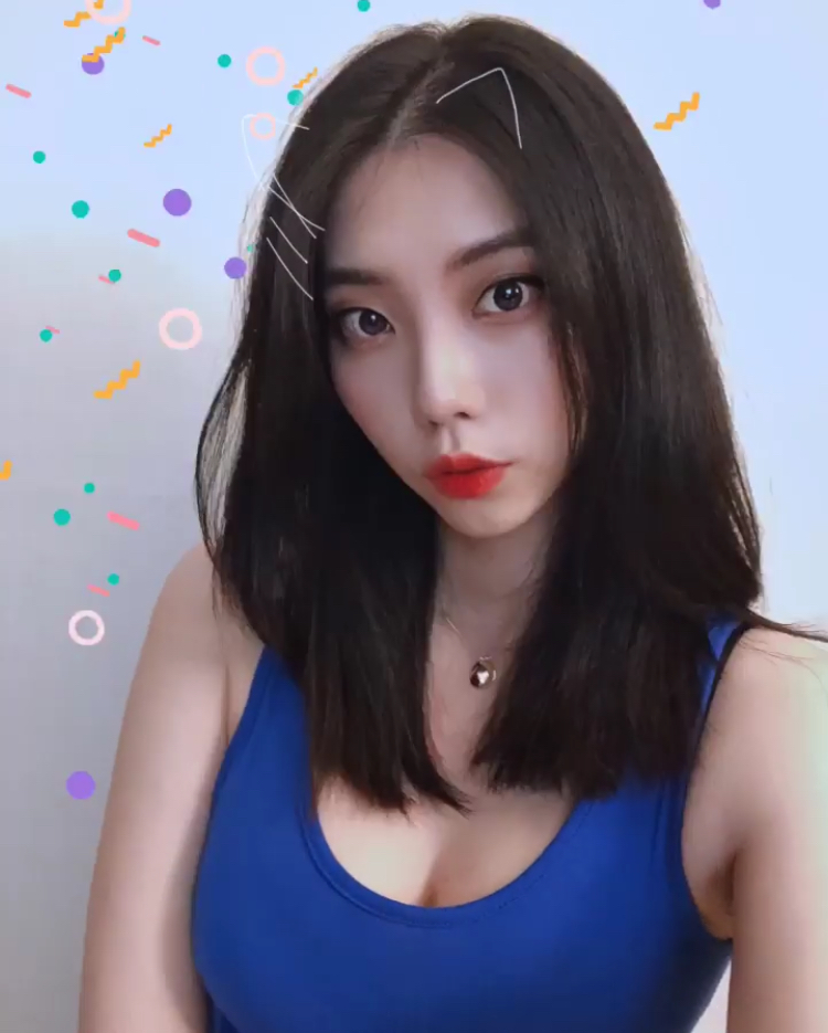 섹끈한 고양이녀 혓바닥