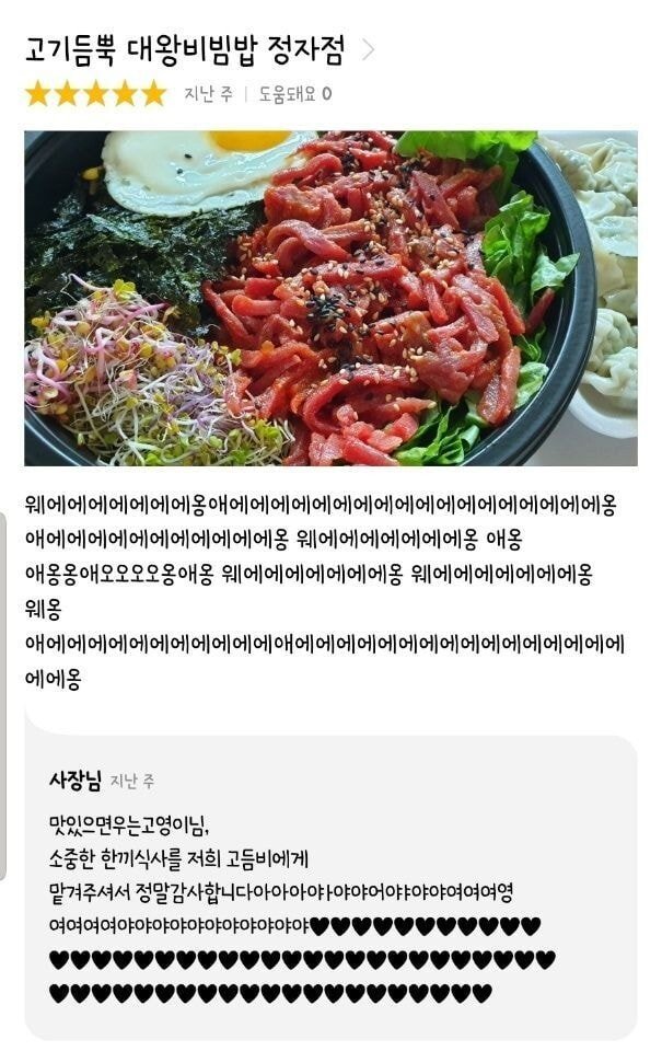 맛있으면 우는 고영이