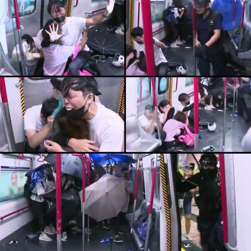 홍콩 경찰 근황