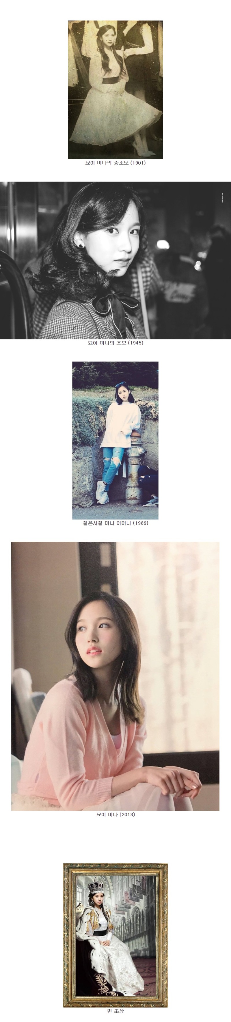 트와이스 미나의 유전자