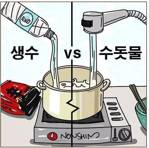 라면물 논쟁
