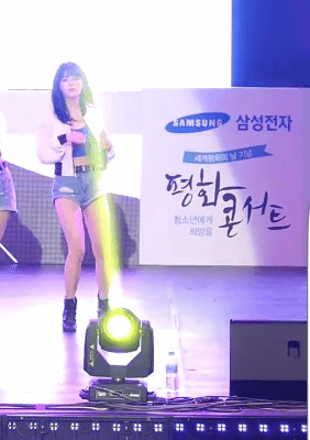 금요일 aoa 삼성행사중 참사