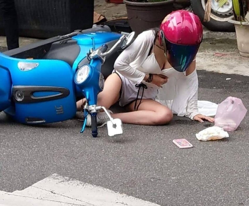 오토바이 사고