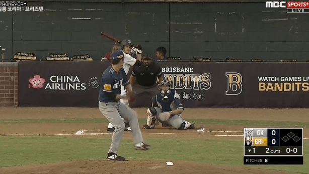 질롱 코리아 노경은 너클볼