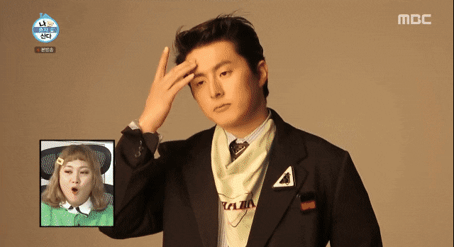 오늘자 기안84 화보 찰영.GIF