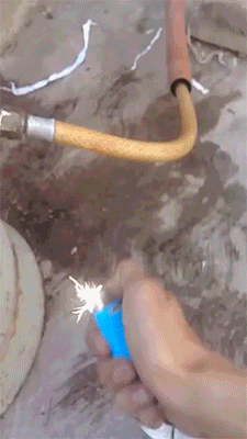 가스 점검 왔습니다~