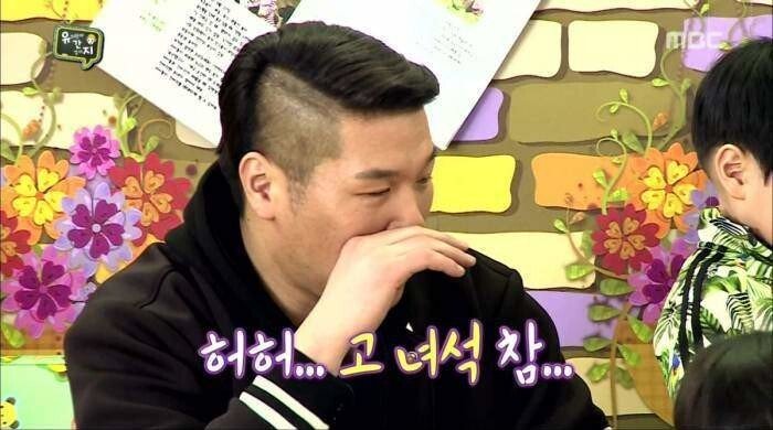 아이를 훈계하는 서장훈