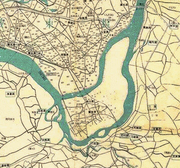 이게 벌써 50년전이여? 암튼 1970년대까지 섬이었던 지역
