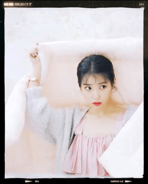 아이유 화보촬영