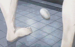 비누 떨궈서 불상사