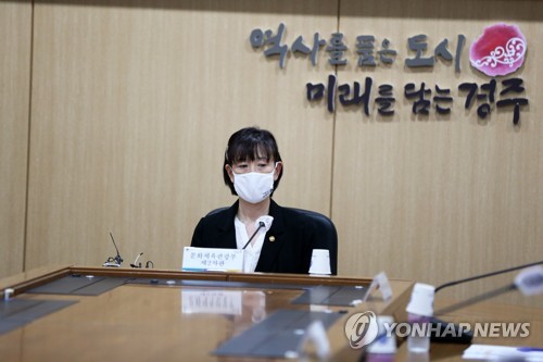 경주 찾은 최윤희 문체부 차관 여성 체육인 선배로서 미안